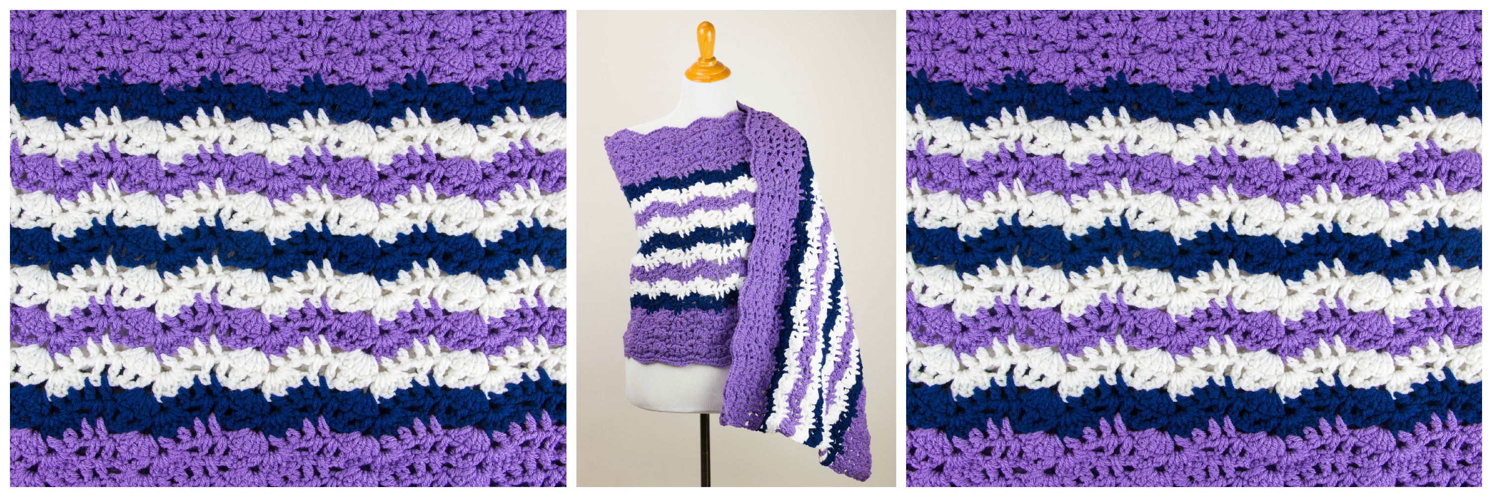 Printable Pattern: Free Crochet Prayer Shawl - Stitch and ...